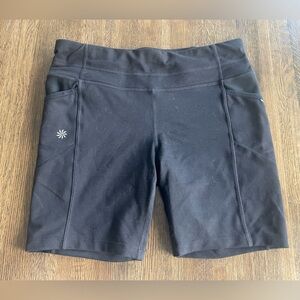 Athleta Black Biker Shorts - Size M